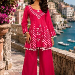 magenta cord set